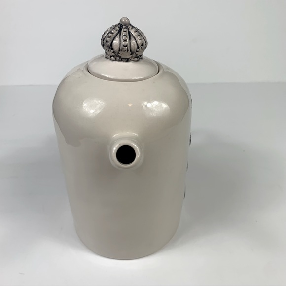 Rare HTF Rae Dunn Have a Royal Day Queen Crown Teapot - Picture 7 of 14